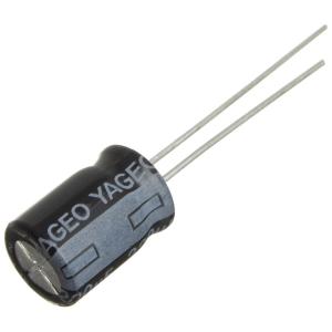Конденсатор 220мкФ 25В 8*11мм 105С (упаковка 10шт) Yageo SH025M0220B3F-0811 200мА 2000час