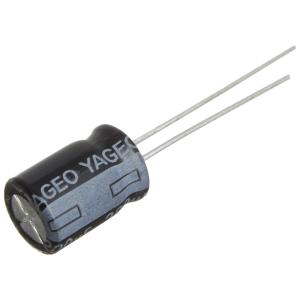 Конденсатор 220мкФ 25В 8*11мм 105С (упаковка 5шт) Yageo SH025M0220B3F-0811 200мА 2000час