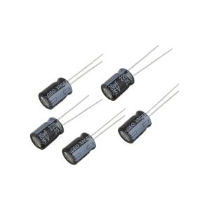 Конденсатор 220мкФ 25В 8*11мм 105С (упаковка 5шт) Yageo SH025M0220B3F-0811 200мА 2000час