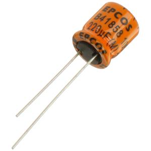 Конденсатор 220мкФ 35В 10*12мм 105С Epcos B41858C7227M 436мА 5000час