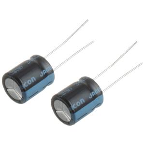 Конденсатор 220мкФ 50В 10*12.5мм 105C (упаковка 2шт) Jamicon JTK227M050S1GMH1CL 370мА 2000час