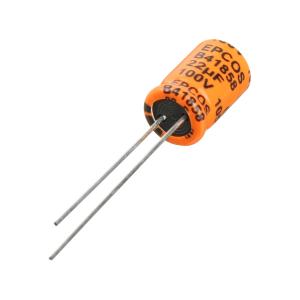 Конденсатор 22мкФ 100В 8*11.5мм 105C Epcos B41858C9226M, 205мА 3000час 