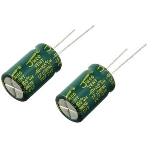 Конденсатор 22мкФ 400В 13*21мм 105С (упаковка 4шт) JWCO LF220M2GBKJ1321EGN 275мА 4000час