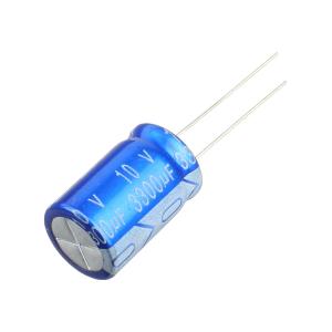 Конденсатор 3300мкФ 10В 13*20мм105С JB JRC1A332M05001300200000B 1900мА 2000час