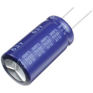 Конденсатор 3300мкФ 63В 22*40мм Teapo KSK338M063S1A1Q40K 3200мА 2000час