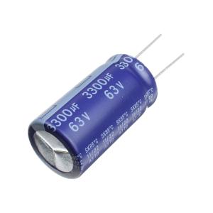 Конденсатор 3300мкФ 63В 22*40мм Teapo KSK338M063S1A1Q40K 3200мА 2000час