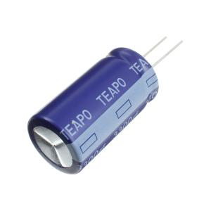 Конденсатор 3300мкФ 63В 22*40мм Teapo KSK338M063S1A1Q40K 3200мА 2000час