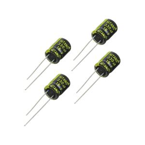 Конденсатор 330мкФ 16В 8*12мм 105C (упаковка 4шт) Hitano EXR331M16B 590мА 5000час