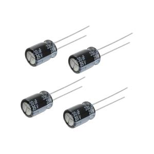 Конденсатор 330мкФ 25В 8*11.5мм 105C (упаковка 4шт) Panasonic EEUFR1E331 950мА 6000час