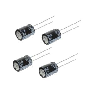 Конденсатор 330мкФ 25В 8*11.5мм 105C (упаковка 4шт) Panasonic EEUFR1E331 950мА 6000час