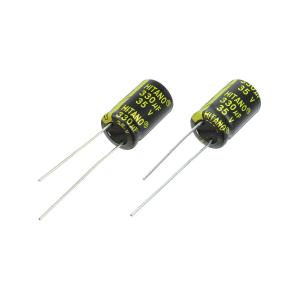 Конденсатор 330мкФ 35В 10*16мм 105C (упаковка 4шт) Hitano EXR331M35B 1050мА 5000час