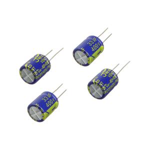 Конденсатор 33мкФ 400В 16*20мм 105С (упаковка 4шт) JWCO HGN330M2GBKJ1620EPG 552мА 12000час
