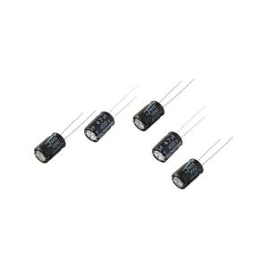 Конденсатор 4.7мкФ 400В 8*12мм 105С (упаковка 5шт) JWCO KM4R7M2GBKJ0812EBK 50мА 2000час