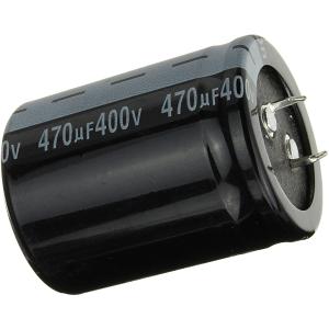 Конденсатор 470/400V d35 h45 105C жесткие выводы