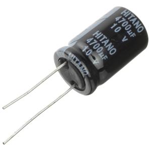 Конденсатор 4700мкФ 10В 16*26мм 105С Hitano EHR472M10B 1350мА 2000час
