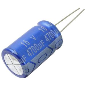 Конденсатор 4700мкФ 16В 16*25мм 105С JB JRB1C472M07501600250000B 1050мА 2000час