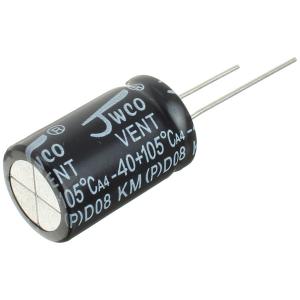 Конденсатор 4700мкФ 25В 16*25мм 105С (упаковка 2шт) Jwco KM472M1EBKJ1625EBK 1550мА 2000час