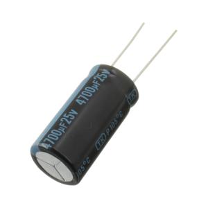 Конденсатор 4700мкФ 25В 16*32мм 105С Jamicon JTK478M025S1GMM32L 1990мА 2000час
