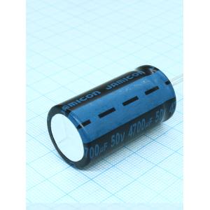 Конденсатор 4700мкФ 50В 22*40мм 105С (упаковка 2шт) Jamicon JTK478M050S1GMQ40L 2000час