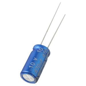 Конденсатор 470мкФ 10В 6.3*12мм 105С (упаковка 5шт) JB JRB1A471M02500630120000B 120мА 2000час