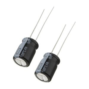 Конденсатор 470мкФ 10В 8*11.5мм 105C (упаковка 2шт) Panasonic EEUFR1A471 950мА 6000час