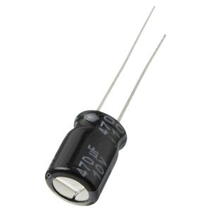 Конденсатор 470мкФ 10В 8*11.5мм 105C (упаковка 4шт) Panasonic EEUFR1A471 950мА 6000час