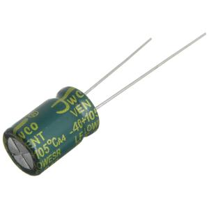 Конденсатор 470мкФ 16В 8*12мм 105С (упаковка 10шт) JWCO LF471M1CBKJ0812EGN 765мА 4000час