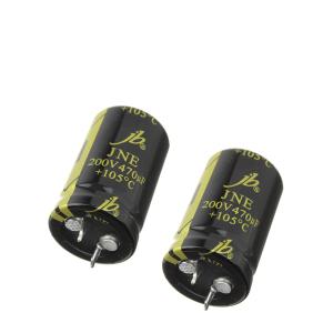 Конденсатор 470мкФ 200В 22*35мм 105C (упаковка 2шт) JB JNE2D471M10002200350 Snap-in 2000час