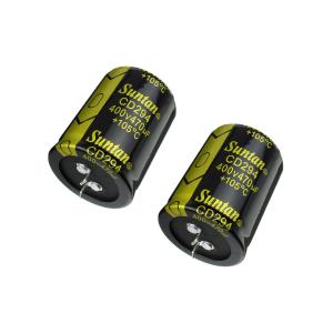 Конденсатор 470мкФ 400В 35*45мм 105С (упаковка 2шт) Suntan TS13DR2G471MSB0D0R Snap-in 1600мА 2000час