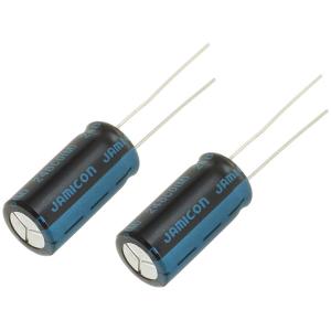 Конденсатор 470мкФ 50В 10*20мм 105С (упаковка 2шт) Jamicon JTK477M050S1GMH20L 660мА 2000час
