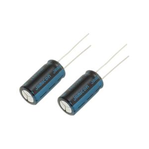 Конденсатор 470мкФ 50В 10*20мм 105С (упаковка 2шт) Jamicon JTK477M050S1GMH20L 660мА 2000час