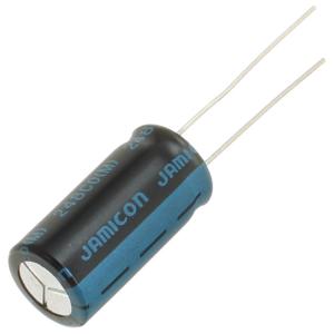 Конденсатор 470мкФ 50В 10*20мм 105С (упаковка 4шт) Jamicon JTK477M050S1GMH20L 660мА 2000час