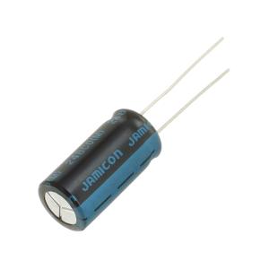 Конденсатор 470мкФ 50В 10*20мм 105С (упаковка 4шт) Jamicon JTK477M050S1GMH20L 660мА 2000час