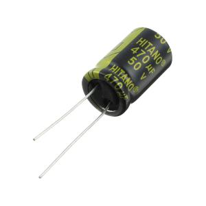 Конденсатор 470мкФ 50В 13*21мм 105С Hitano EXR471M50B 1400мА 5000час 
