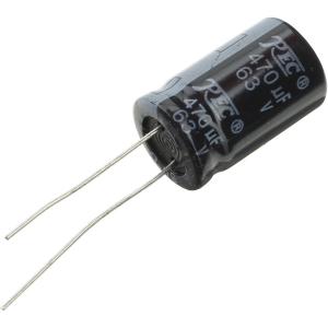 Конденсатор 470мкФ 63В, 13*20мм TREC SR (упак 4шт)
