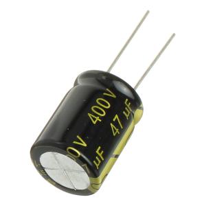 Конденсатор 47мкФ 400В 16*20мм 105С (упаковка 2шт) Suntan TS14012G470MSB0C0R 390мА 2000час
