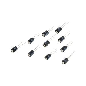 Конденсатор 47мкФ 63В 8*12мм 105С (упаковка 10шт) Jwco KM470M1JBKJ0812VBK 145мА 2000час