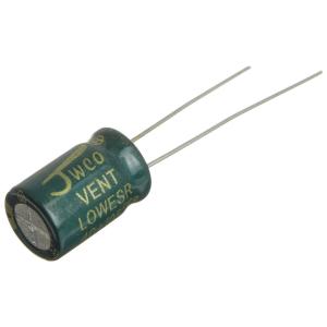 Конденсатор 47мкФ 63В 8*12мм 105С (упаковка 5шт) Jwco LF470M1JBKJ0812VBK 285мА 4000час