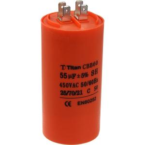 Конденсатор 55/450V 50/60Hz (5%) пускач клеммы