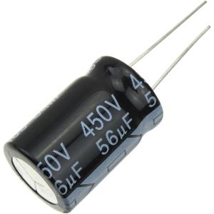 Конденсатор 56/450V d18 h28 105C