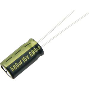 Конденсатор 680/16V 105C d8 h16 (WL для компьютера)