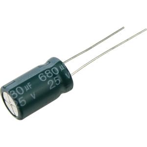 Конденсатор 680/25V d10 h17 105C