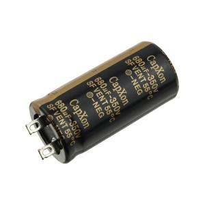 Конденсатор 680/350V d25 h51 55C, для фотовспышки