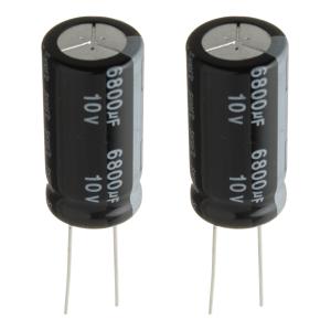 Конденсатор 6800мкФ 10В 16*32мм 105С (упаковка 2шт) Yageo SH010M6800B7F-1632 1610мА 2000час