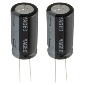 Конденсатор 6800мкФ 10В 16*32мм 105С (упаковка 2шт) Yageo SH010M6800B7F-1632 1610мА 2000час