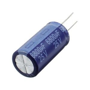 Конденсатор 6800мкФ 25В 18*36мм 85C Yageo SK025M6800B7F-1836 2550мА 2000час
