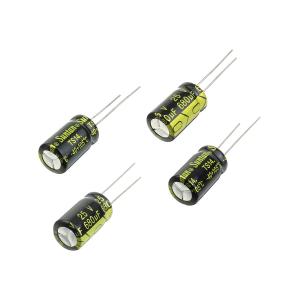 Конденсатор 680мкФ 25В 10*16мм 105С (упаковка 4шт) Suntan TS14011E681MSB0B0R 380мА 2000час