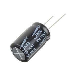 Конденсатор 68мкФ 400В 16*25мм 105С Jwco KM680M2GBKJ1625EBK 250мА 2000час