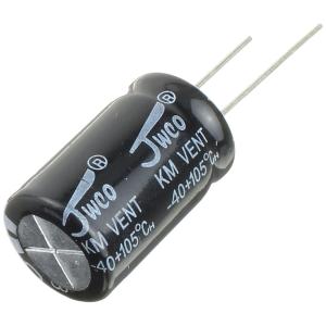 Конденсатор 68мкФ 400В 16*25мм 105С Jwco KM680M2GBKJ1625VBK 250мА 2000час