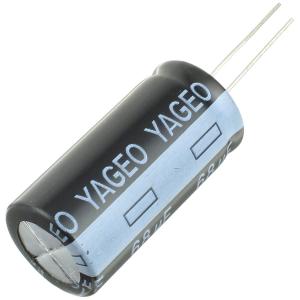 Конденсатор 68мкФ 400В 18*36мм 105С Yageo SH400M0068B7F-1836 325мА 2000час